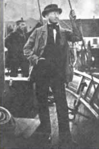 Skibsbygmesteren E.C. Benzon ombord på et af sine skibe